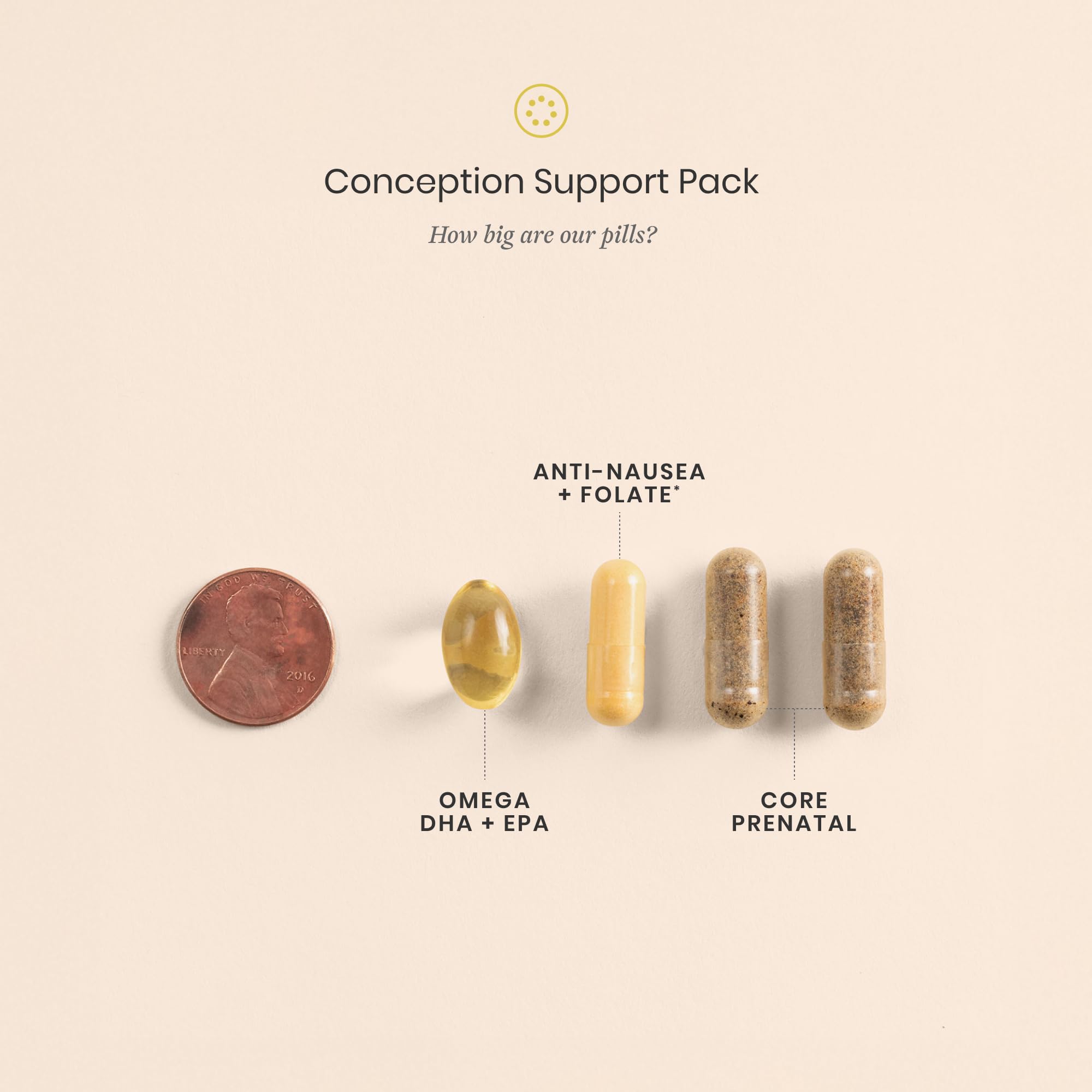 Perelel Conception Prenatal Multivitamin with DHA & Folate

