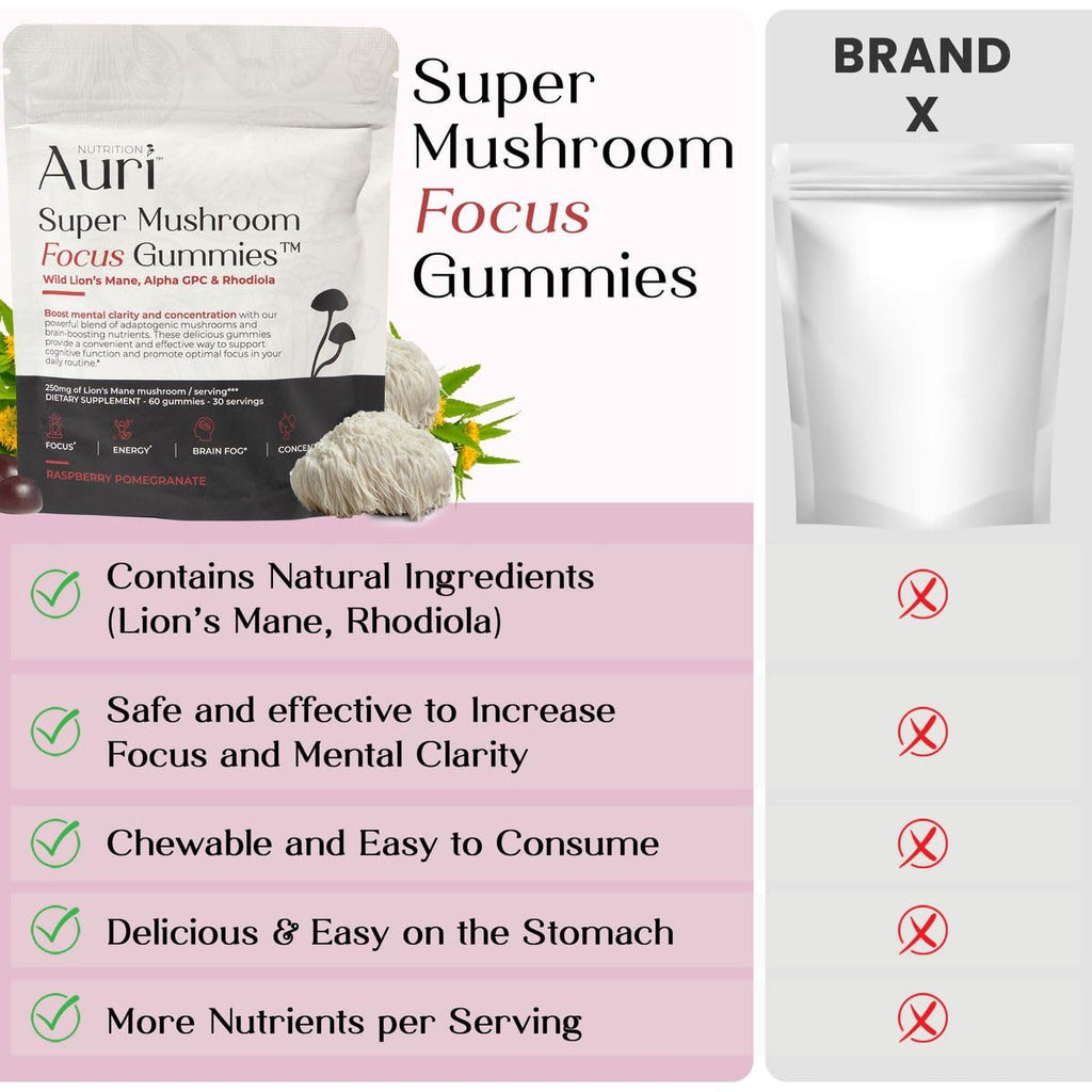 Auri Nutrition Focus Gummies - Cognitive Support

