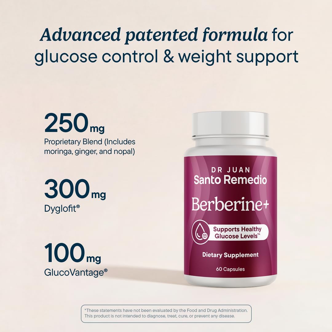 Santo Remedio Berberine Dietary Supplement

