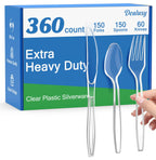 Plastic Silverware Set by Dealusy

