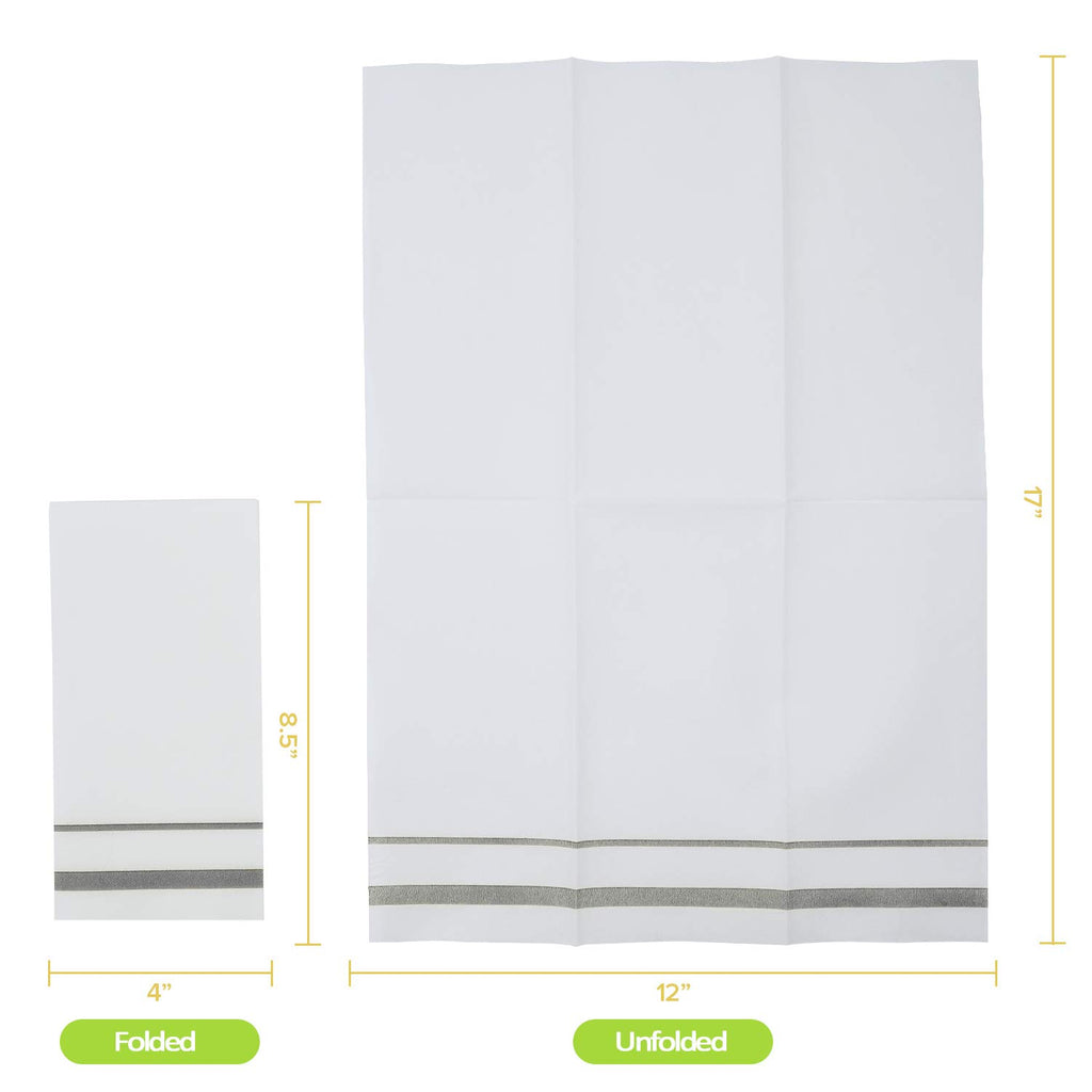 Napkins by FOCUSLINE: Linen Feel Disposable Cloth-Like

