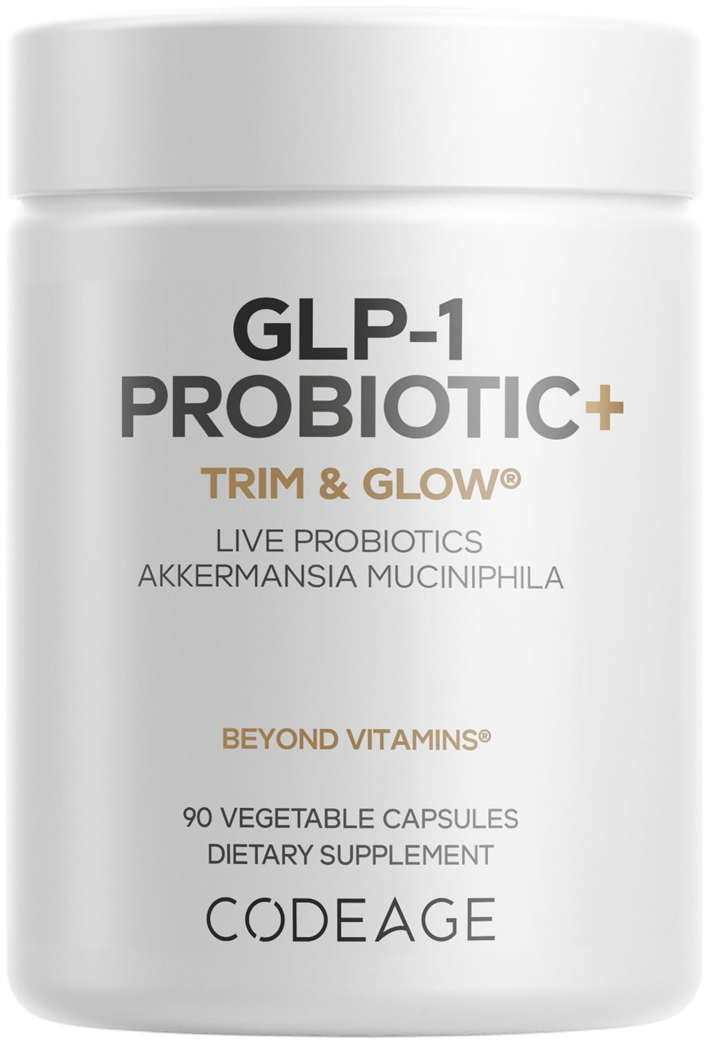 Codeage GLP-1 Probiotic+ Probiotic & Prebiotic Supplement

