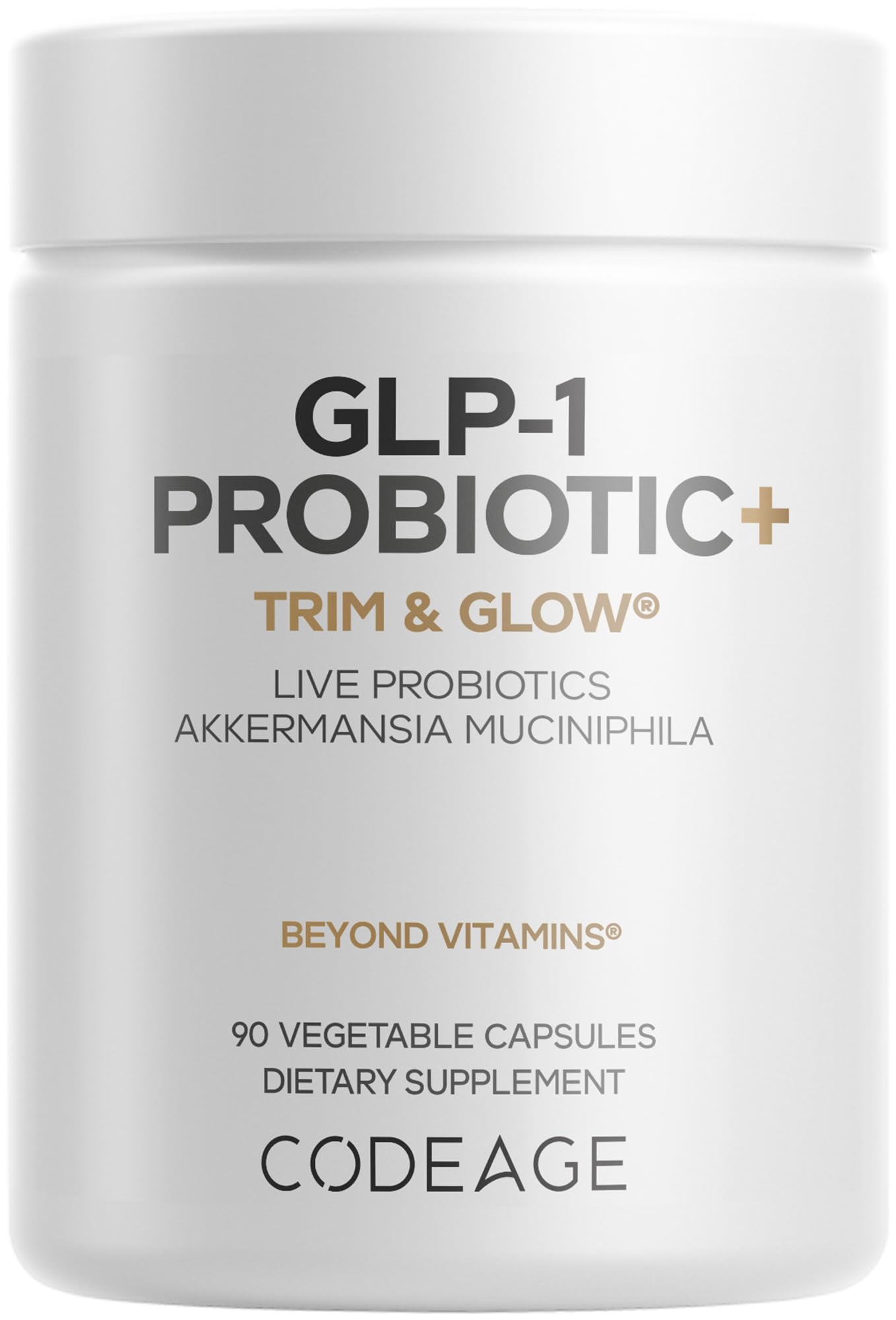 Codeage GLP-1 Probiotic+ Probiotic & Prebiotic Supplement

