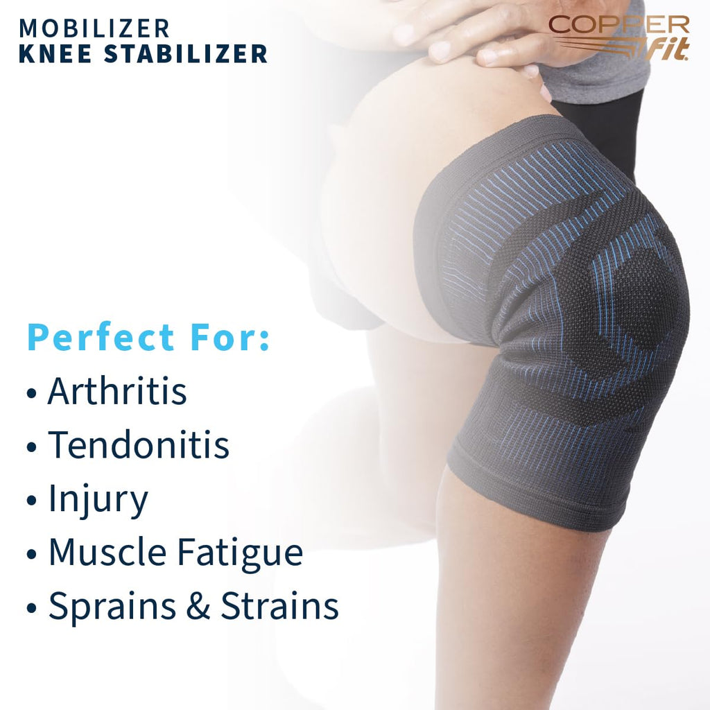 Copper Fit Mobilizer Knee Sleeve ProSeries Side Stabilizers

