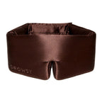 DROWSY Silk Sleep Mask - Face-hugging, padded cocoon in pure Mulberry silk