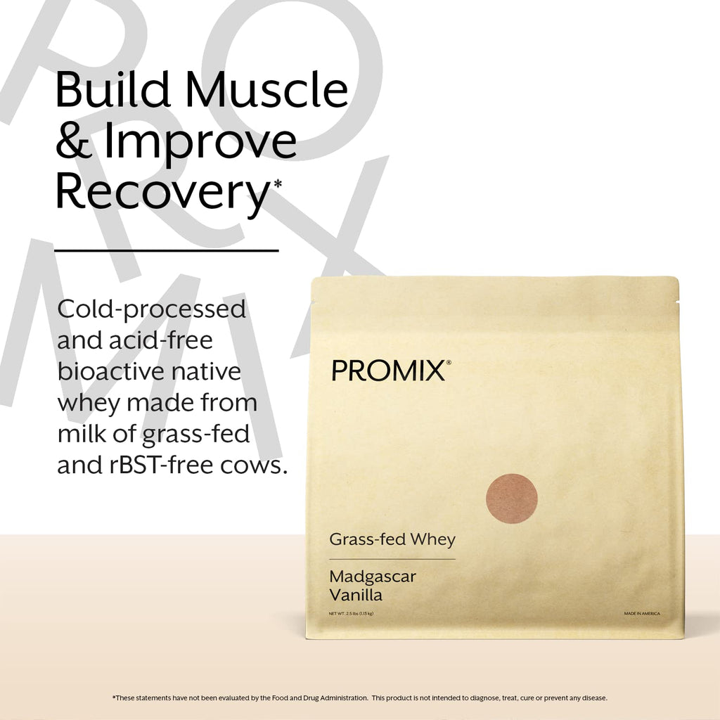 Promix Nutrition Whey Protein Powder Grass-Fed Gluten-Free

