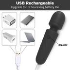 Mini Massager Wand Water-Resistant, 10 Modes

