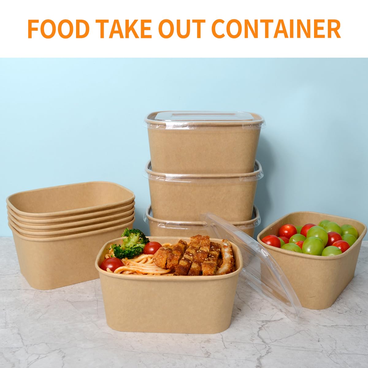 Celel Paper Food Containers – Grease-Resistant


