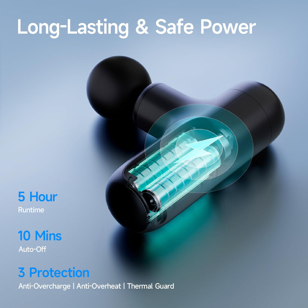 HEYCHY Mini Massage Gun Deep Tissue Percussion Massager

