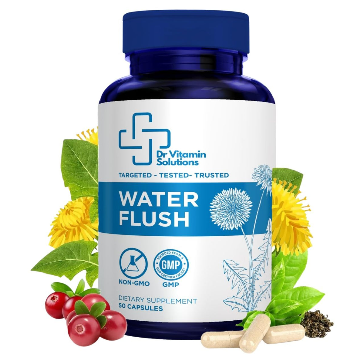 Dr. Vitamin Solutions Diuretic Water Pills for Bloat & Detox