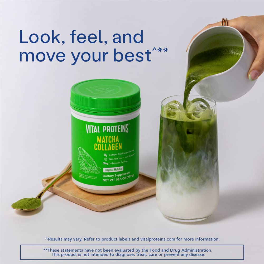 Vital Proteins Matcha Collagen Peptides Powder Supplement

