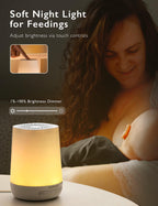 Momcozy Baby Sound Machine with Night Light and App Control

