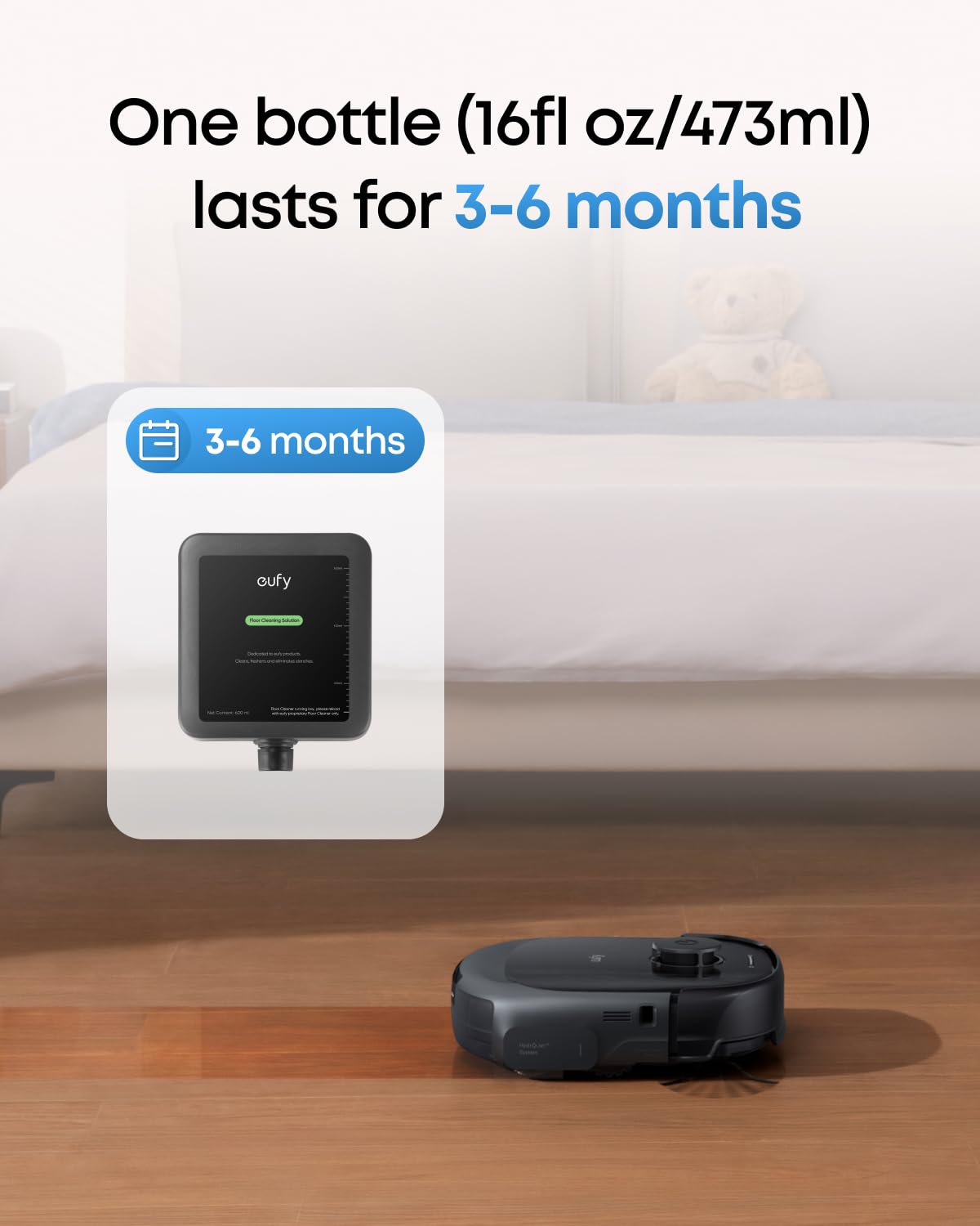 eufy Floor Cleaning Solution - Ready to Use for Hard Floors

