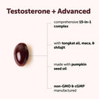 Micro Ingredients Testosterone+ Advanced 15-in-1 Supplement

