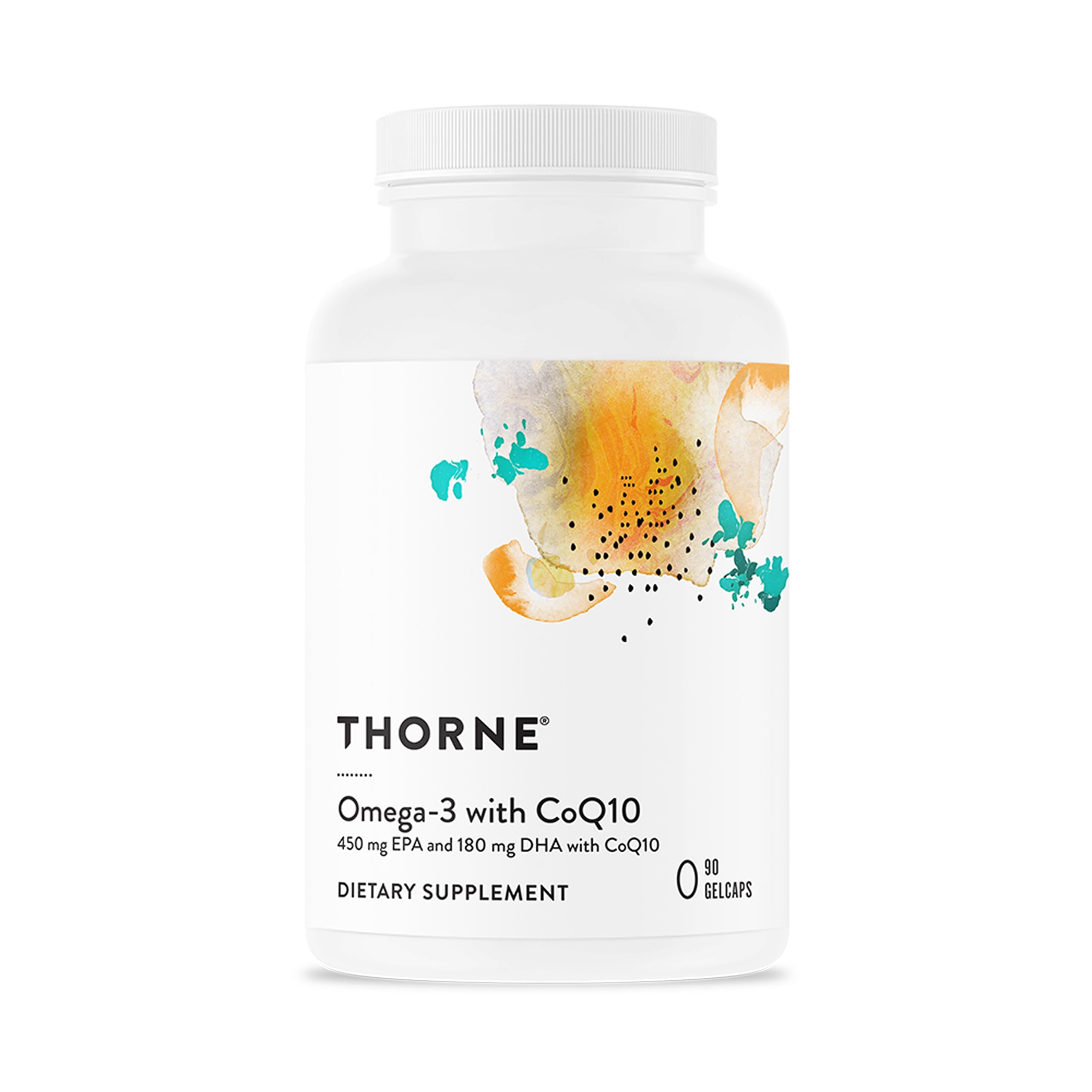 THORNE Omega-3 with CoQ10 Fish Oil | Brain & Heart Support


