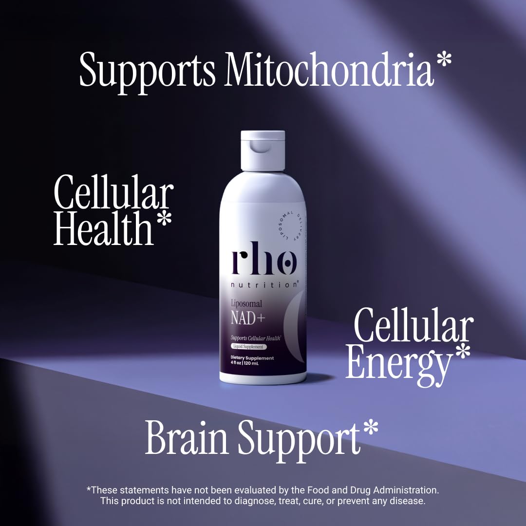Rho Nutrition Liposomal NAD+ Liquid for Cellular Health


