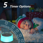 Sleep Sound Machine 25 Sounds Night Light

