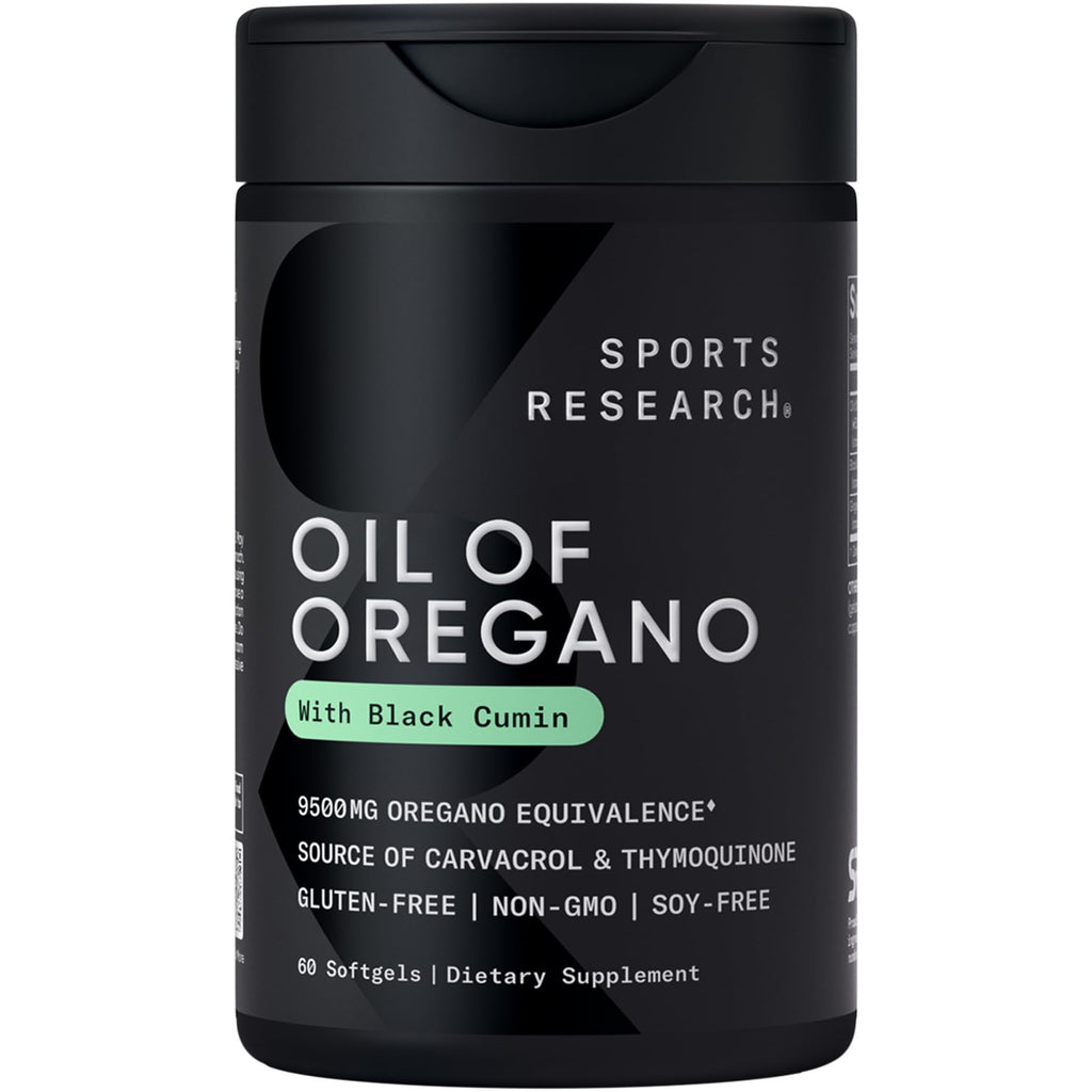 Oil of Oregano by Sports Research with Black Seed Oil

