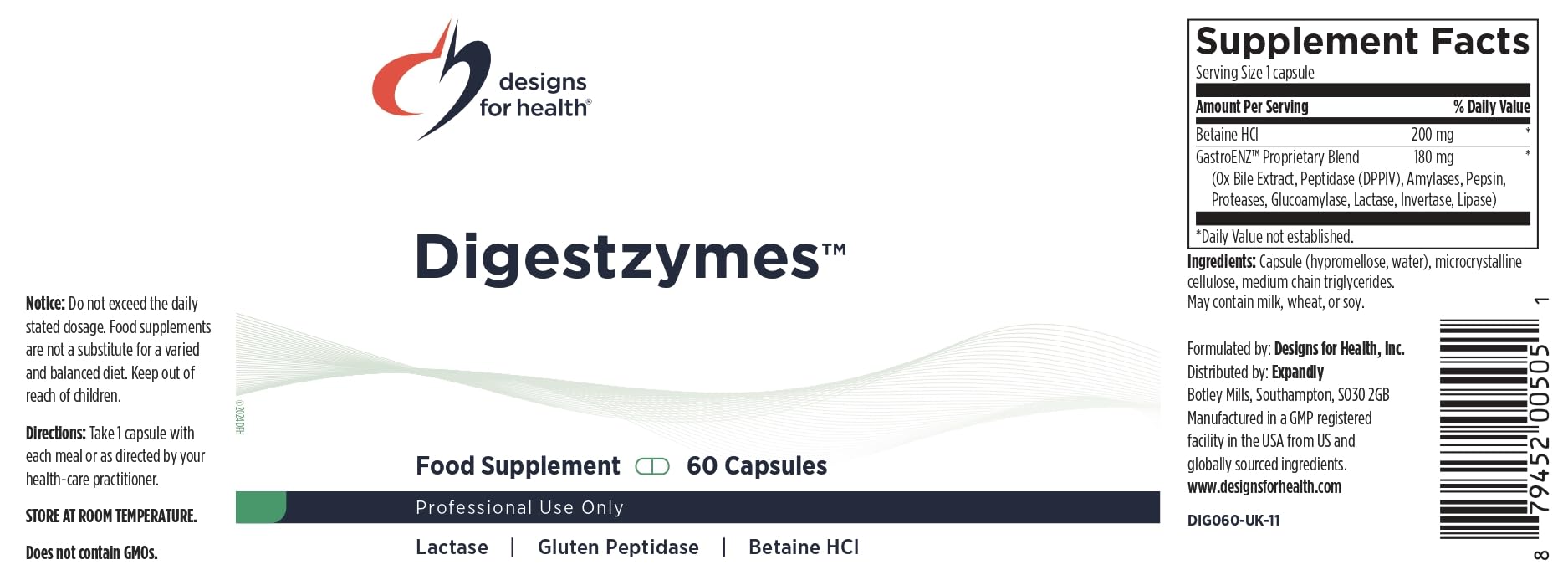 Digestzymes Digestive Enzymes with Betaine HCl

