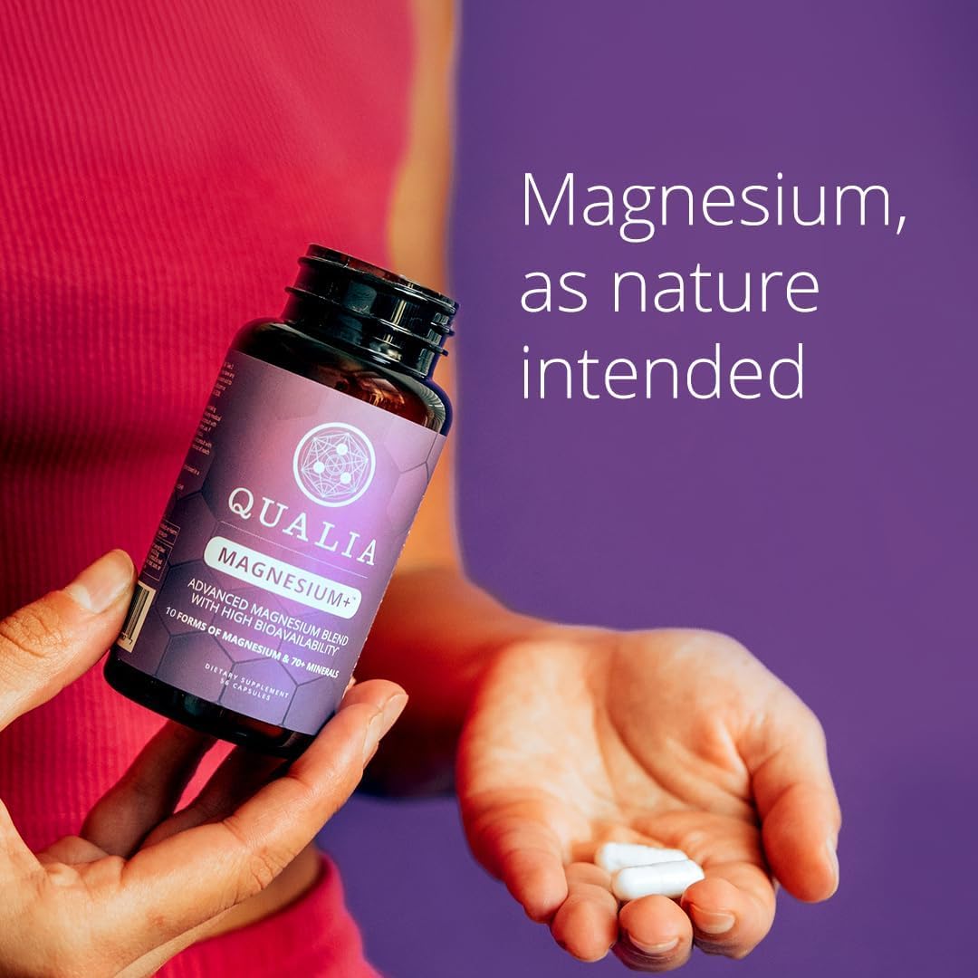 Qualia Magnesium Supplement - Multi-Form Magnesium for Sleep

