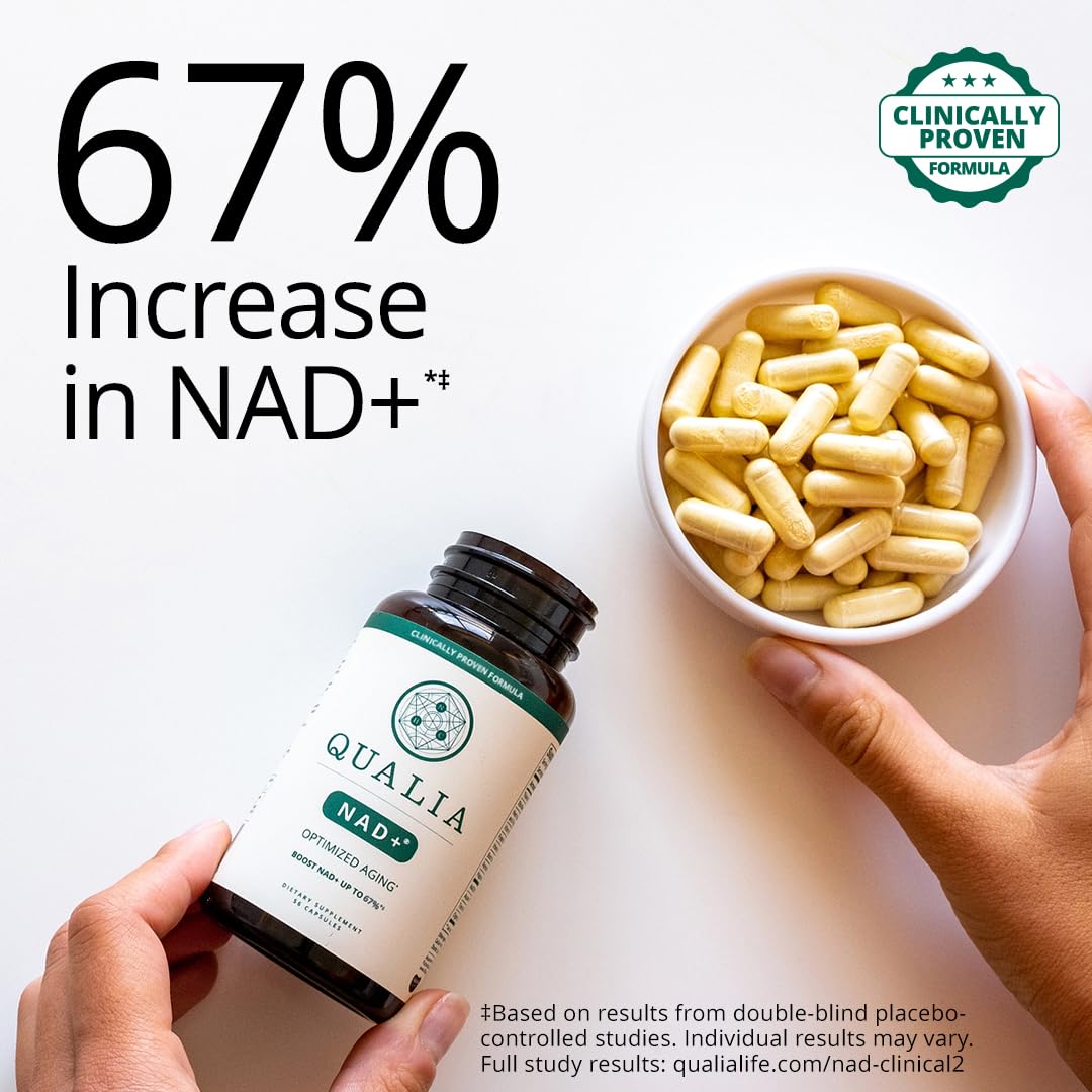 Qualia NAD+ Supplement Doctor-Formulated NAD+ Precursors


