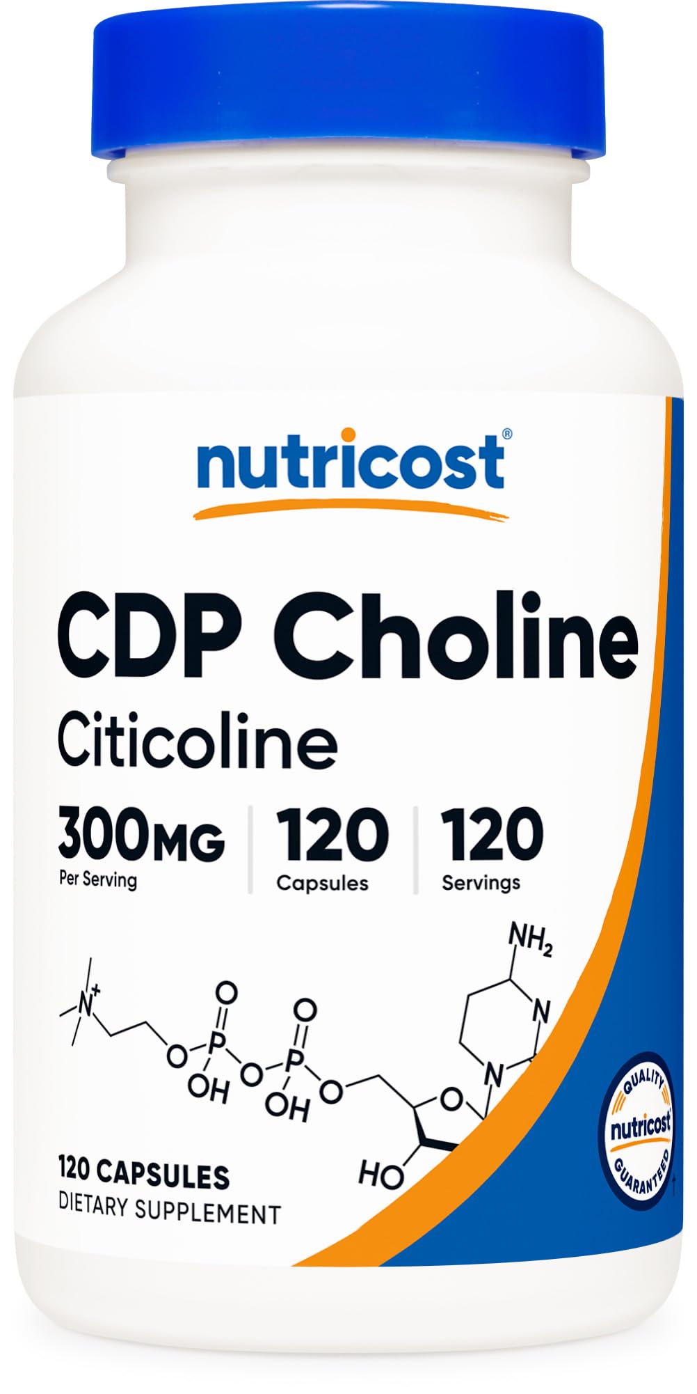 Nutricost CDP Choline 300 mg Vegetarian Capsule

