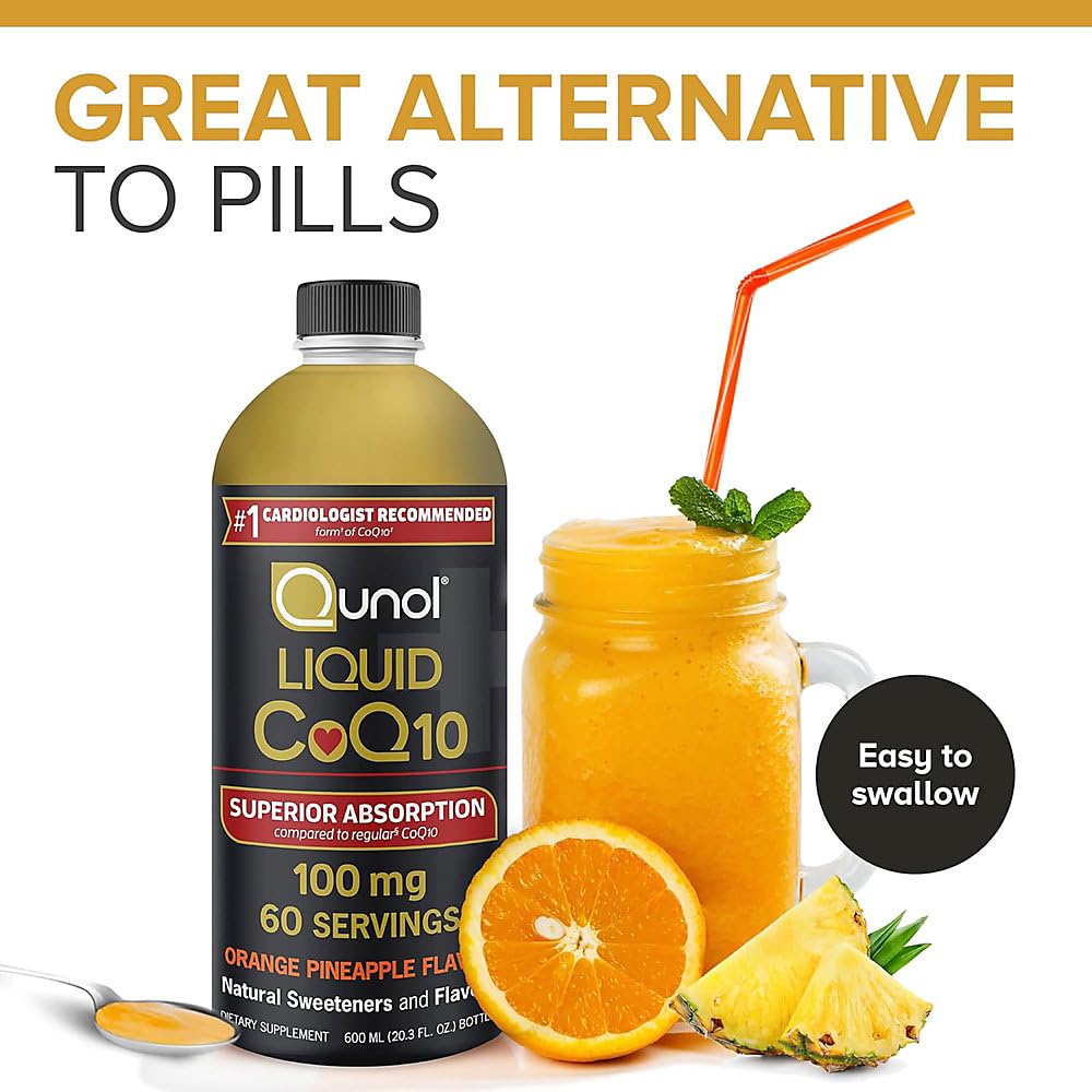 Qunol Liquid CoQ10 Heart Health Supplement

