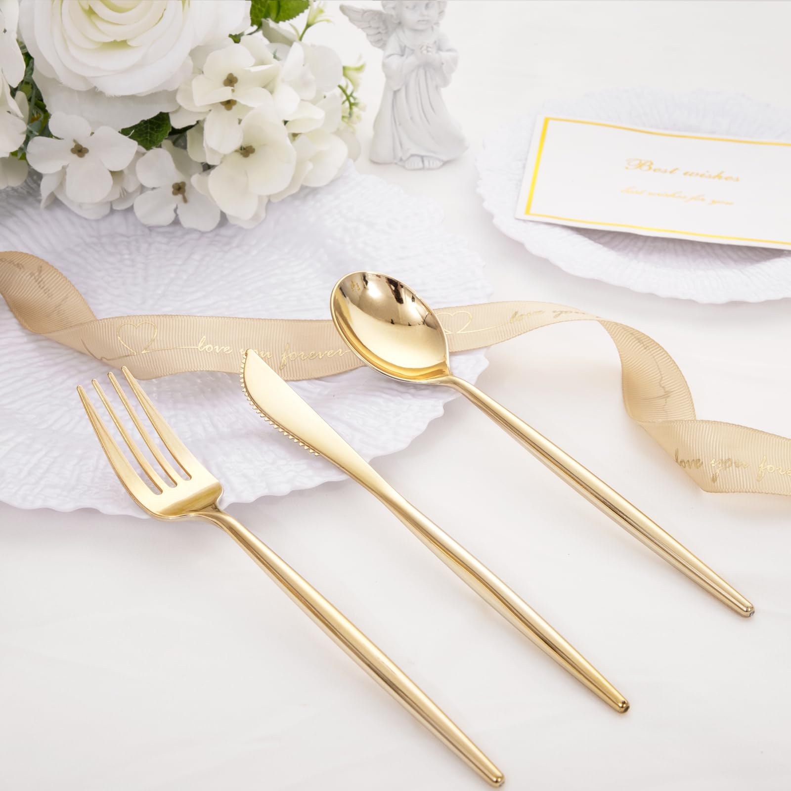 SUT Heavy Duty Disposable Flatware Set | Party Tableware

