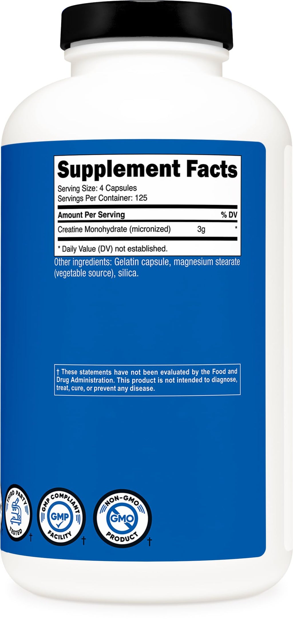 Nutricost Micronized Creatine Monohydrate Supplement - GMP

