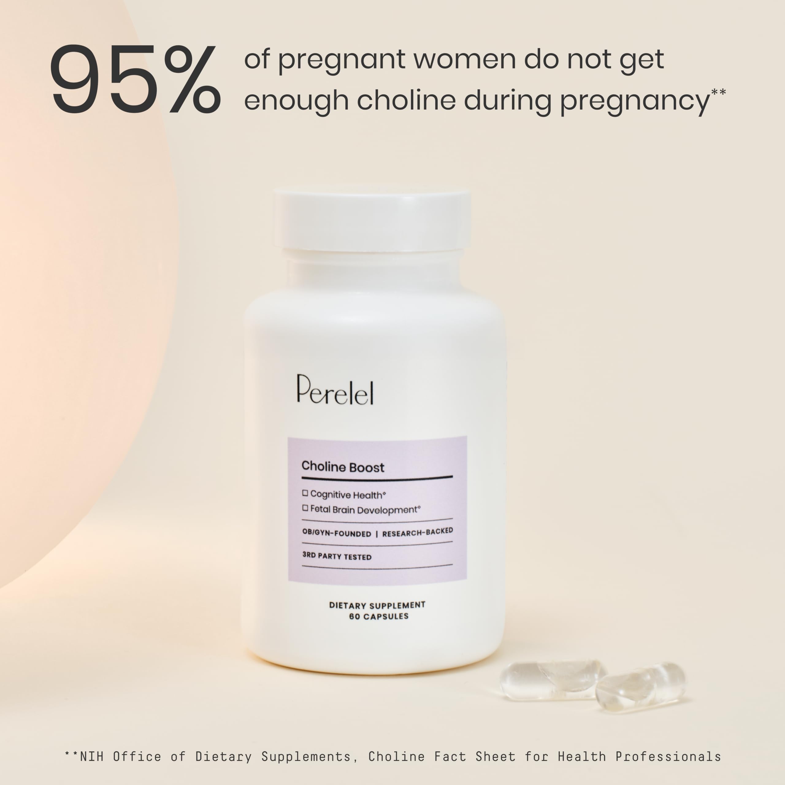Perelel Choline Boost Prenatal Supplement

