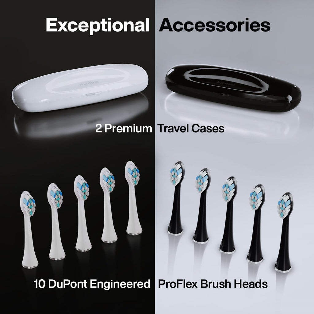 Aquasonic Electric Toothbrush Duo Series PRO Set

