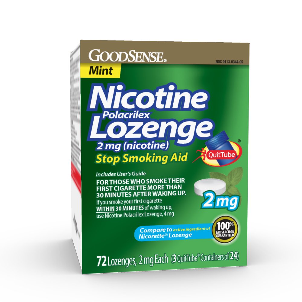GoodSense Nicotine Polacrilex Lozenge – Stop Smoking Aid