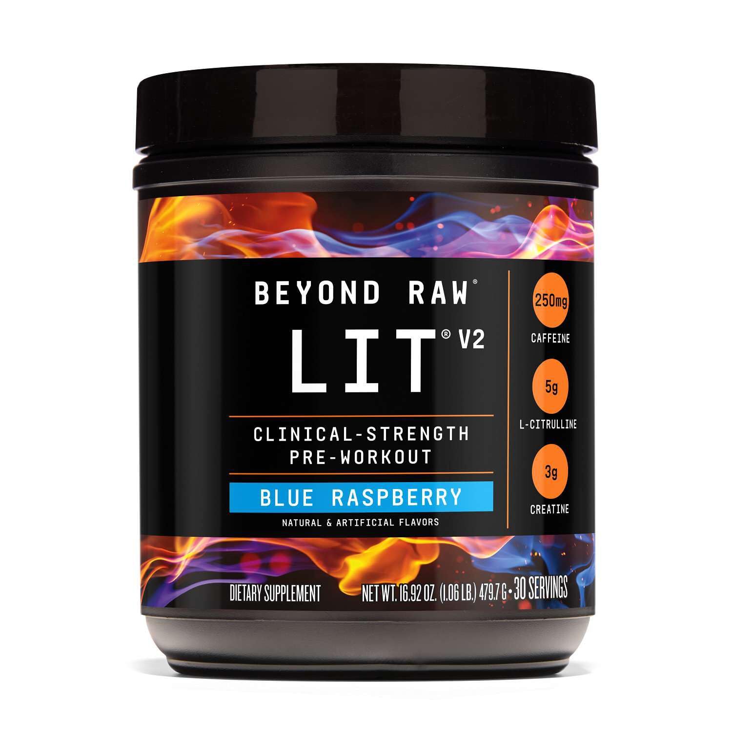 Beyond Raw LIT V2 Clinical Strength Pre-Workout Powder
