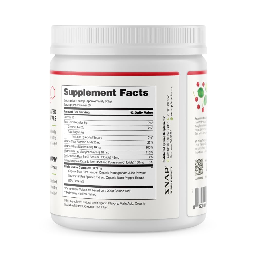 Beet Root Nitric Oxide Supplement - Snap Supplements

