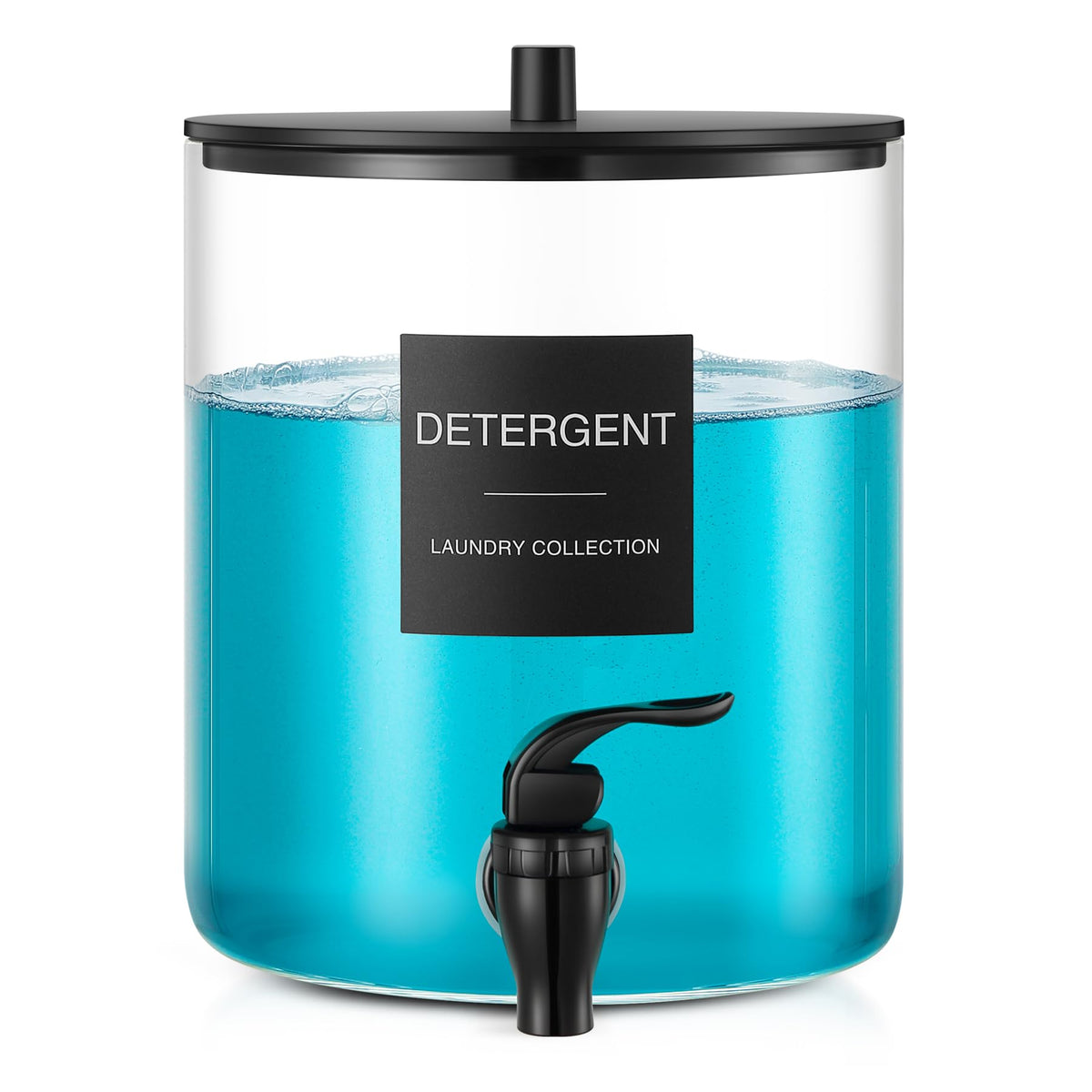 TIPGO Glass Laundry Detergent Dispenser for Laundry Room Organization