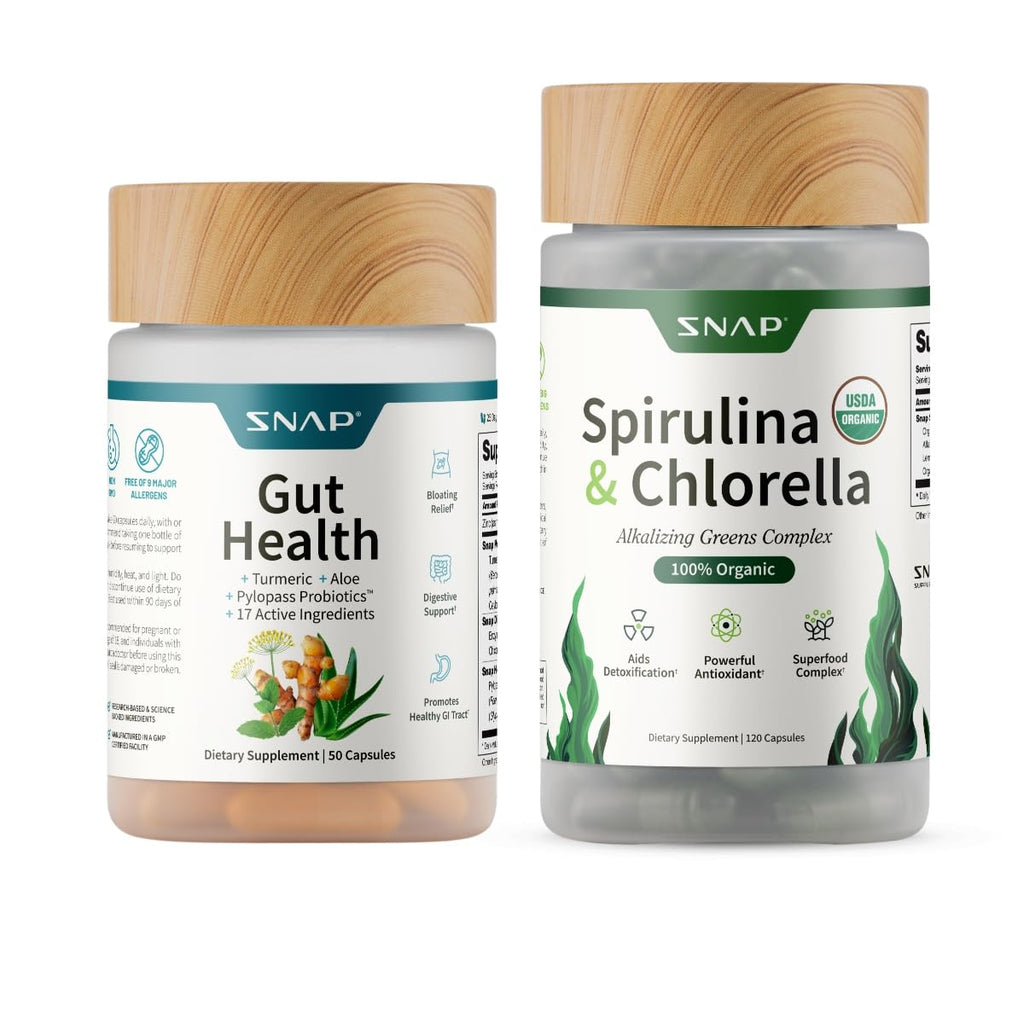 Gut Health Lipase & Greens Bundle - Snap Supplements

