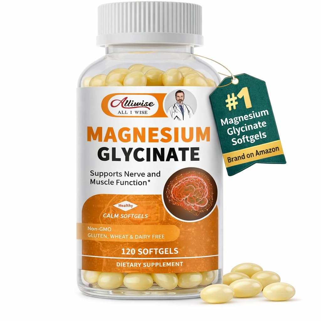 Magnesium Glycinate Softgels with Vitamin D3 & B6

