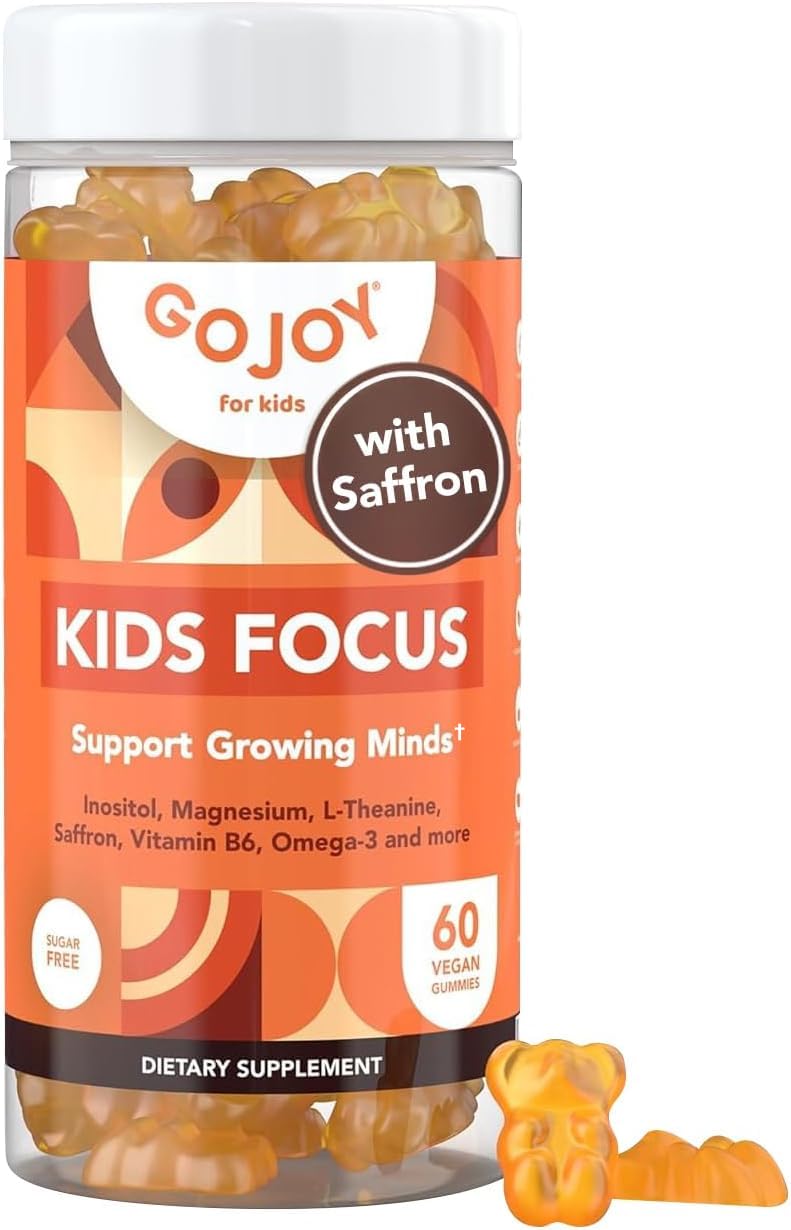 GOJOY NATURALS Kids Focus Gummies - Focus & Calm Support

