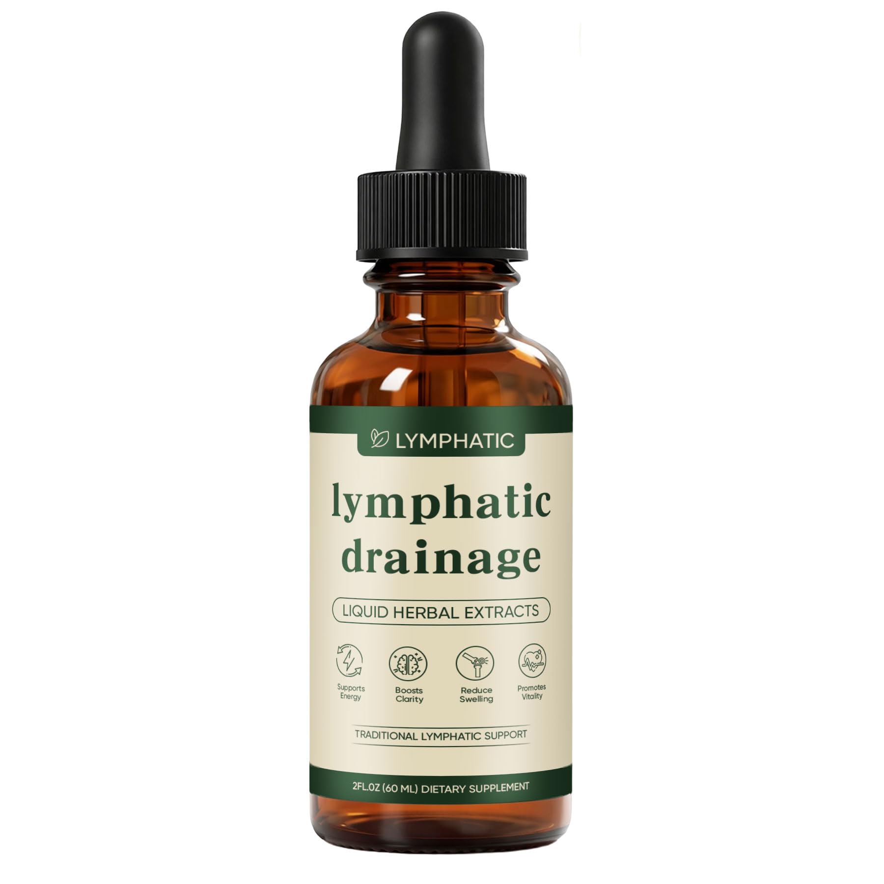 Lymphatic Drainage Drops for Bloat Relief | Vegan & Alcohol-Free

