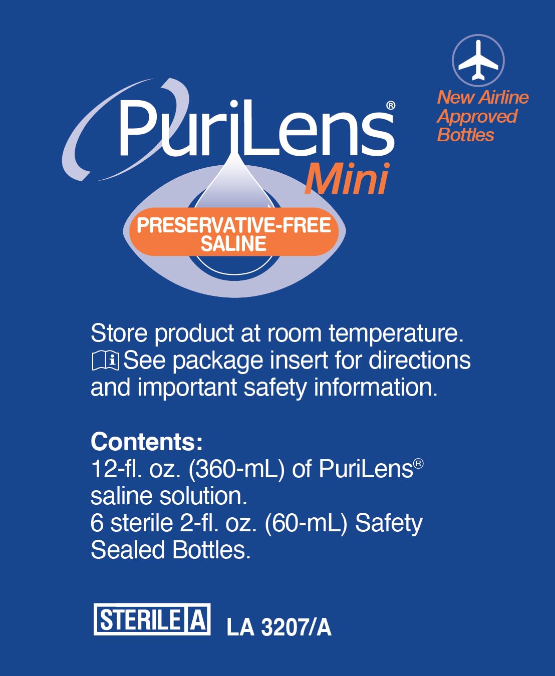 Purilens Mini Preservative-Free Contact Lens Saline

