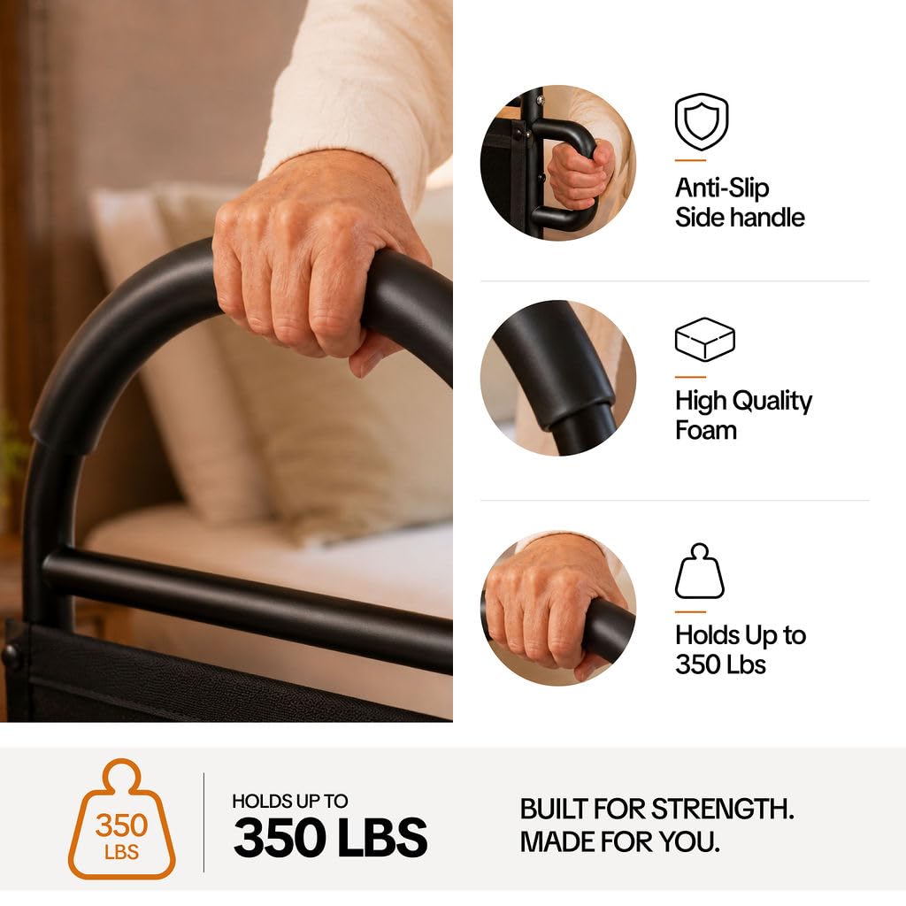Bed Rails for Seniors by Medical King – Adjustable Height

