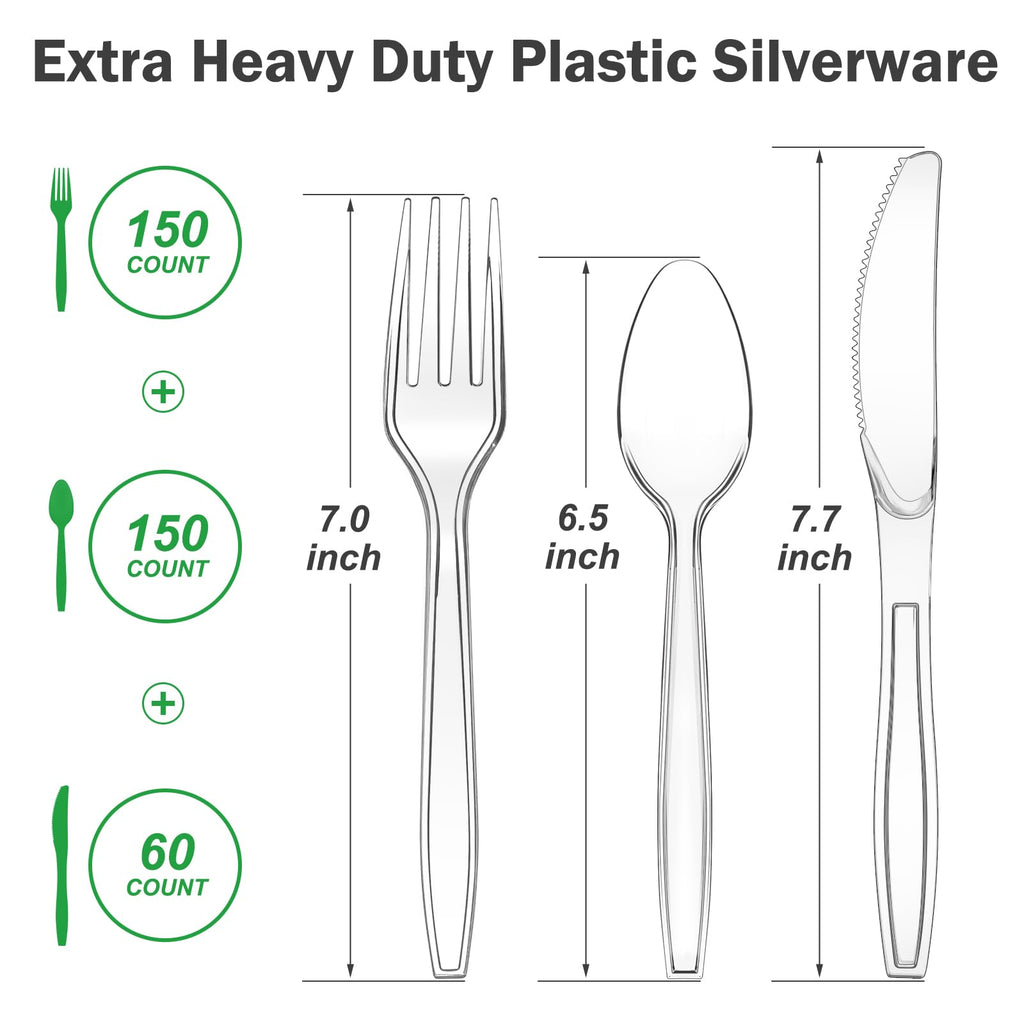 Plastic Silverware Set by Dealusy

