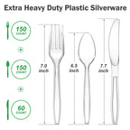 Plastic Silverware Set by Dealusy

