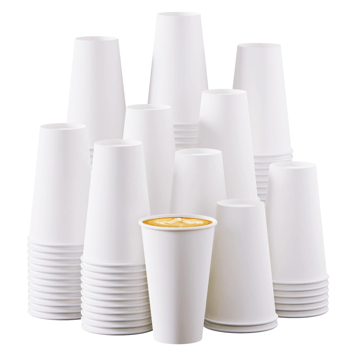 Turbo Bee Disposable Paper Cups for Espresso Shots – Mini Tasting Cups