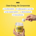 Naked Energy Pre Workout Powder – NSF Certified, Vegan

