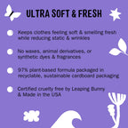 Molly's Suds Fabric Softener Dryer Sheets for Sensitive Skin

