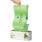 Compostable Drawstring Kitchen Waste Bags - SUPERBIO

