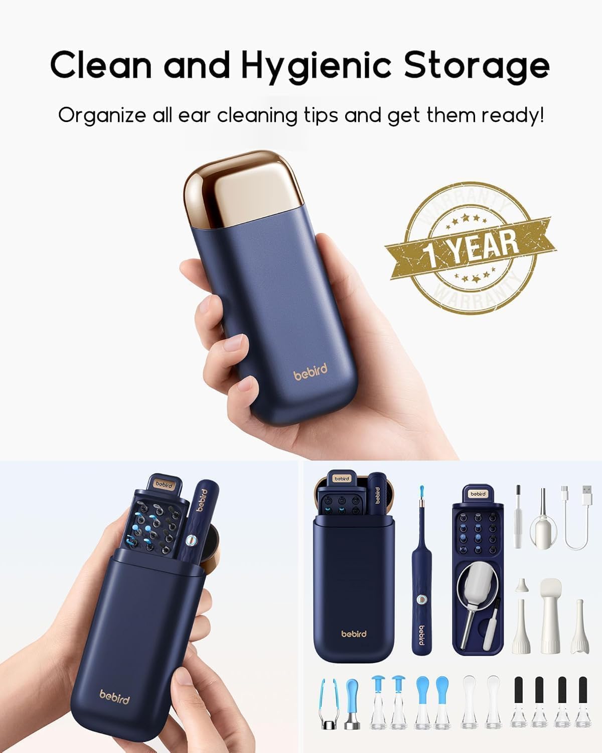 Bebird Ear Wax Removal Tool with Camera Otoscope

