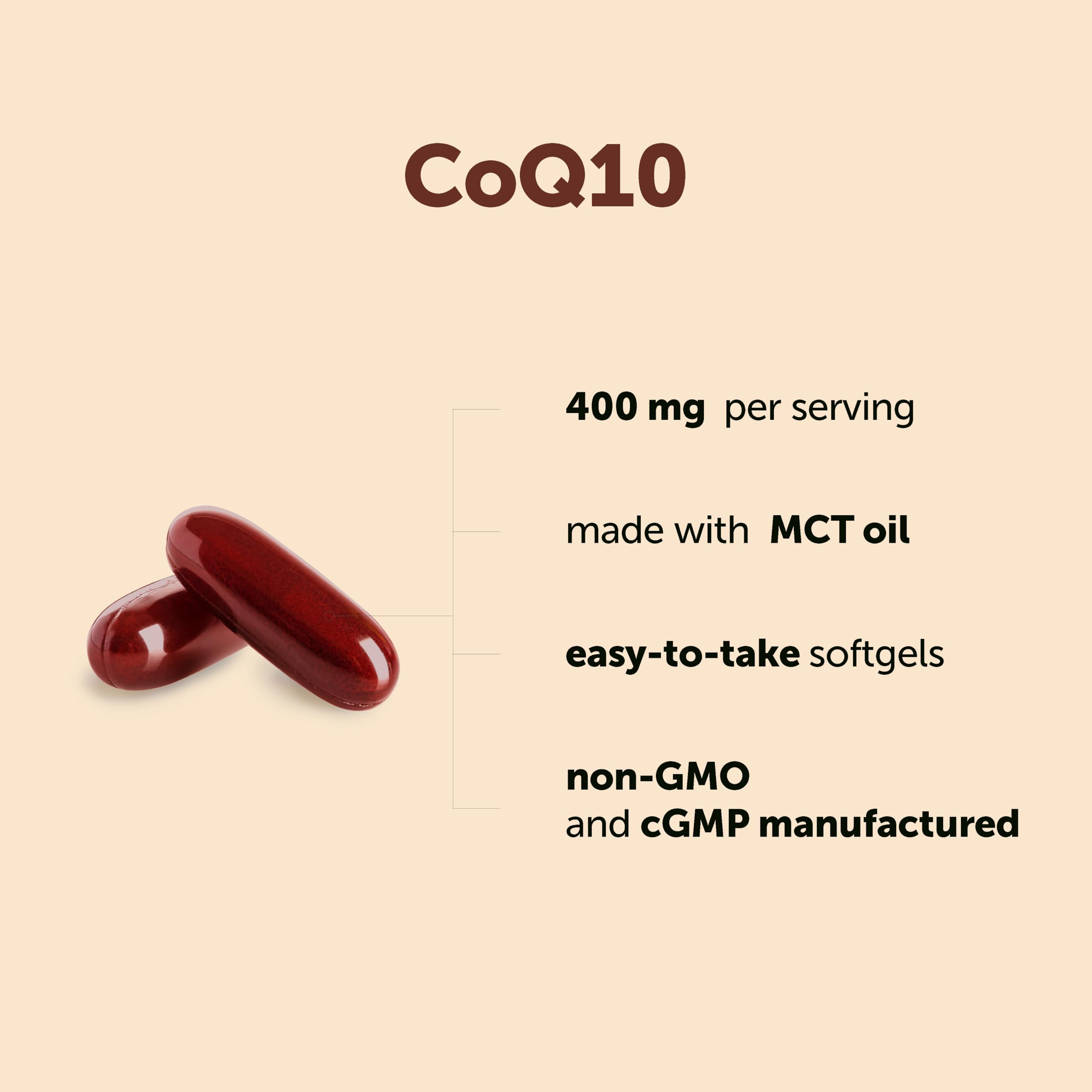 CoQ10 Softgels with Coconut MCT Oil | Micro Ingredients

