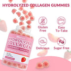 Sugar Free Collagen Gummies for Women with Biotin & Vitamins

